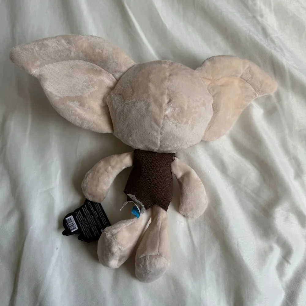 NWT, Bark Box Dog Toy DOBBY, M-L Dogs 20+ lbs., Tan/Brown Plush, Harry Potter